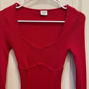 Abercrombie & Fitch Red Mini Dress